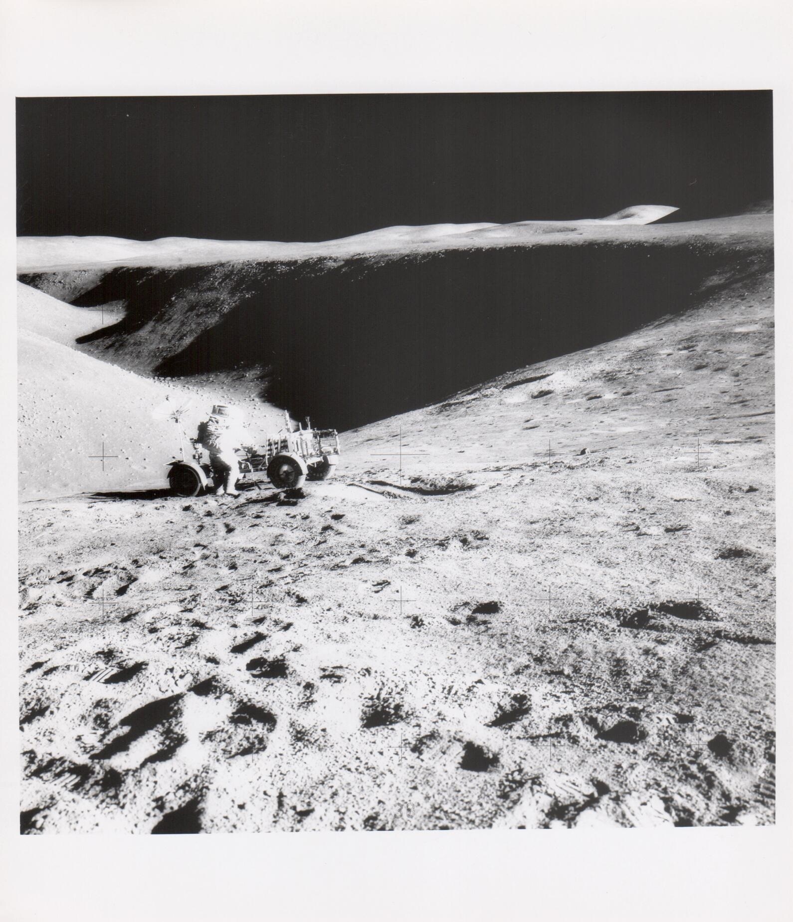 David Scott and the Lunar Rover, Apollo 15, August 1971
