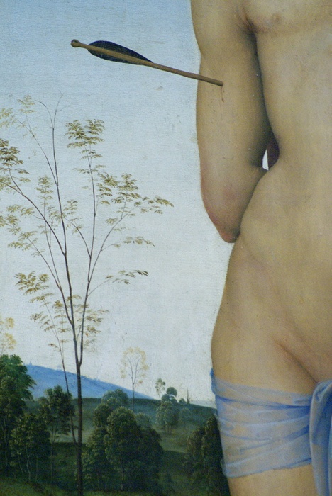 San Sebastián (detail), Perugino