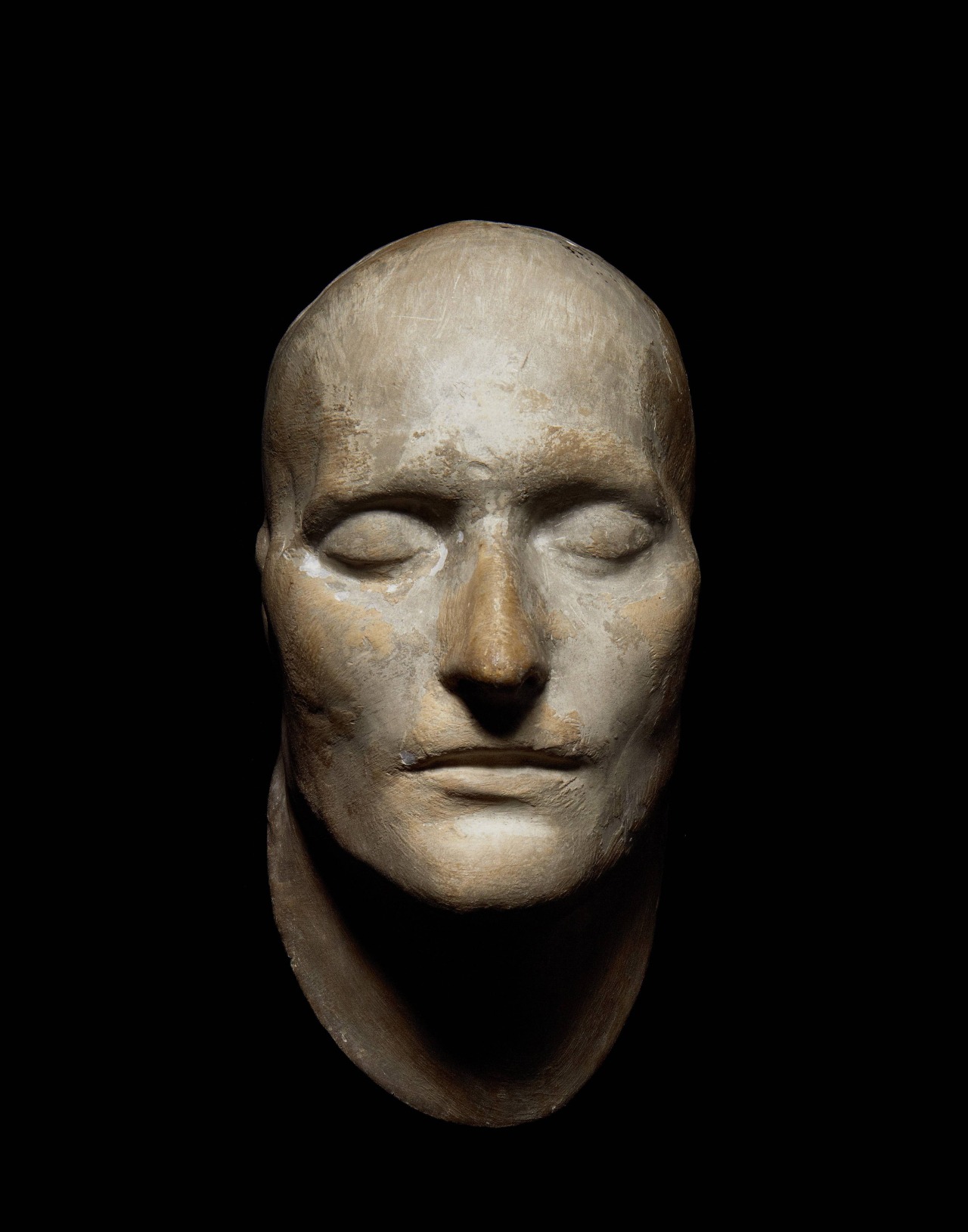 Death mask of Napoleon, taken on the Island of St Helena on 7 May 1821, two days after his death