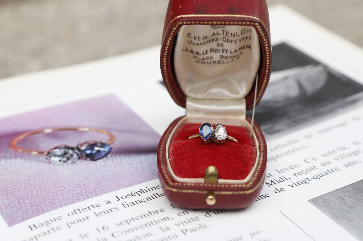 Engagement ring which Napoleon Bonaparte gave to Josephine