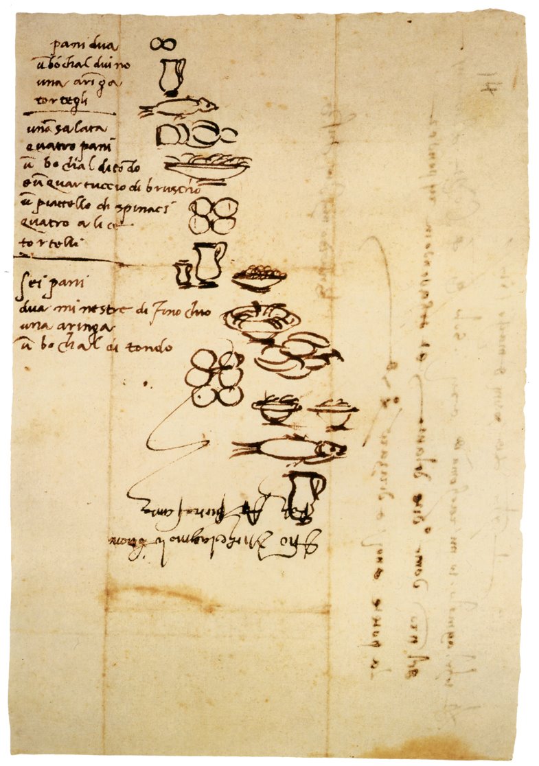 Michelangelo’s Handwritten 16th-Century Grocery List