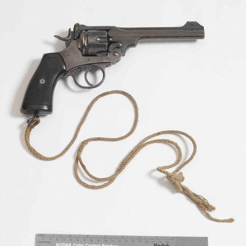 The service weapon of J R R Tolkien, who served on the Somme before contracting trench fever in October 1916