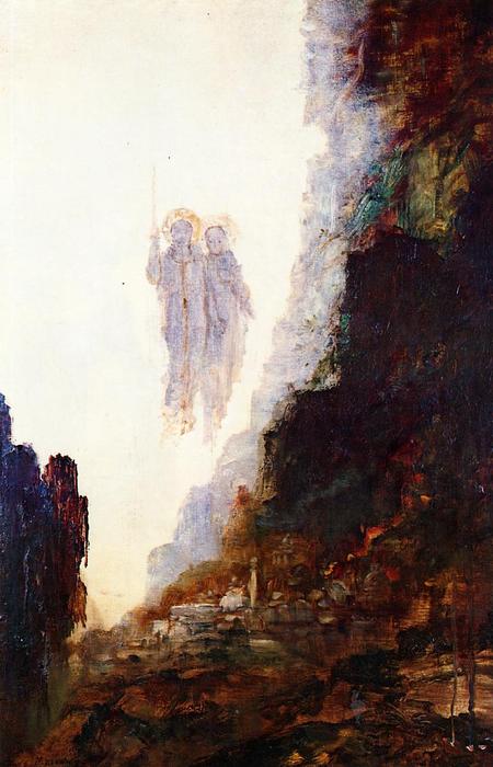 Gustave-Moreau-The-Angels-of-Sodom